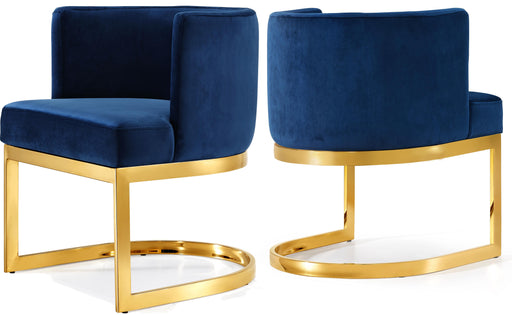 Gianna Navy Velvet Dining Chair - Royal Furniture & Gifts (MI) - Multi Location