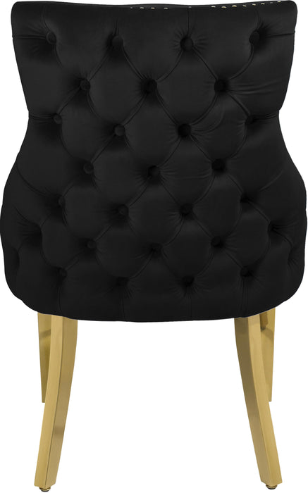 Tuft Black Velvet Dining Chair - Royal Furniture & Gifts (MI) - Multi Location