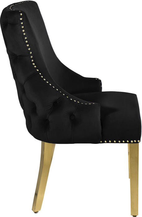 Tuft Black Velvet Dining Chair - Royal Furniture & Gifts (MI) - Multi Location
