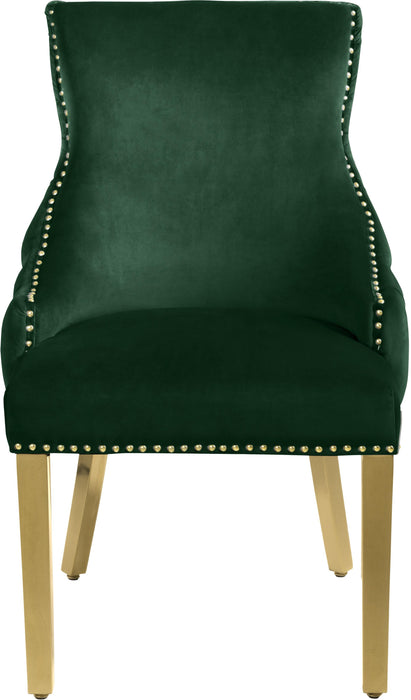 Tuft Green Velvet Dining Chair - Royal Furniture & Gifts (MI) - Multi Location