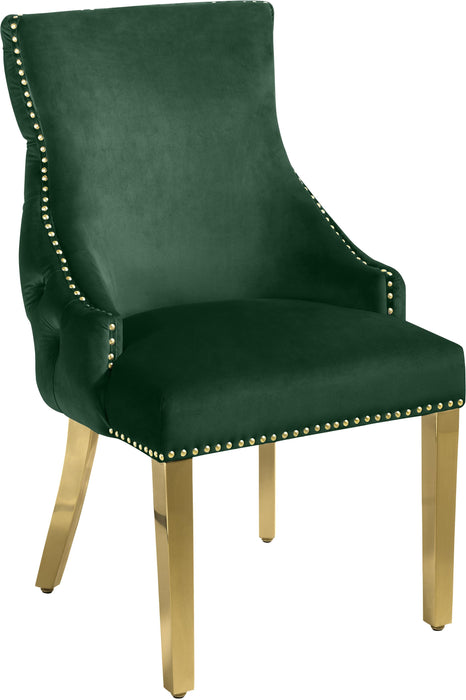 Tuft Green Velvet Dining Chair - Royal Furniture & Gifts (MI) - Multi Location