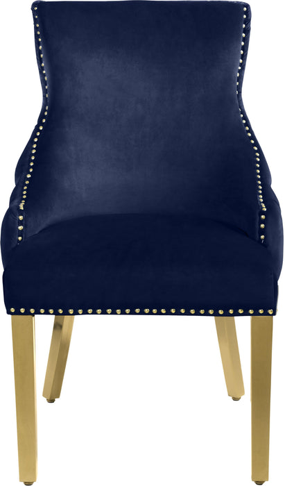 Tuft Navy Velvet Dining Chair - Royal Furniture & Gifts (MI) - Multi Location