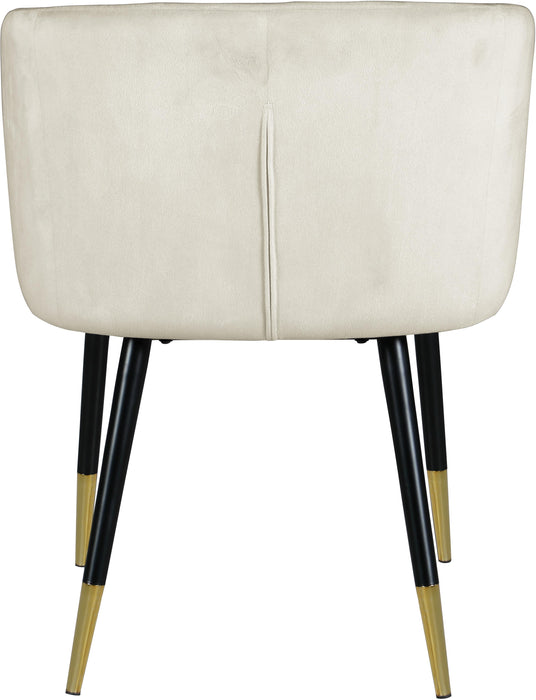 Louise Cream Velvet Dining Chair - Royal Furniture & Gifts (MI) - Multi Location