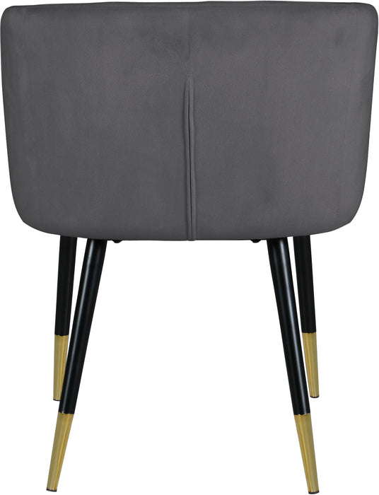 Louise Grey Velvet Dining Chair - Royal Furniture & Gifts (MI) - Multi Location