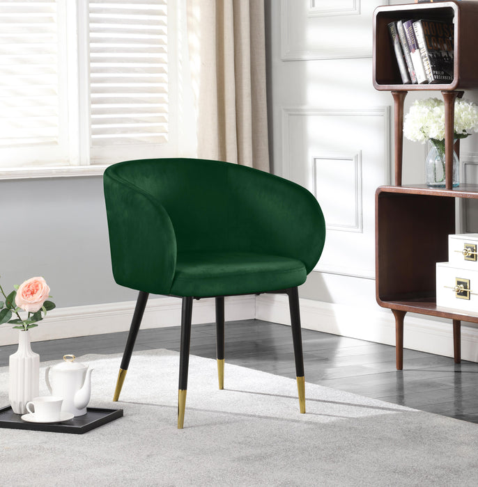 Louise Green Velvet Dining Chair - Royal Furniture & Gifts (MI) - Multi Location