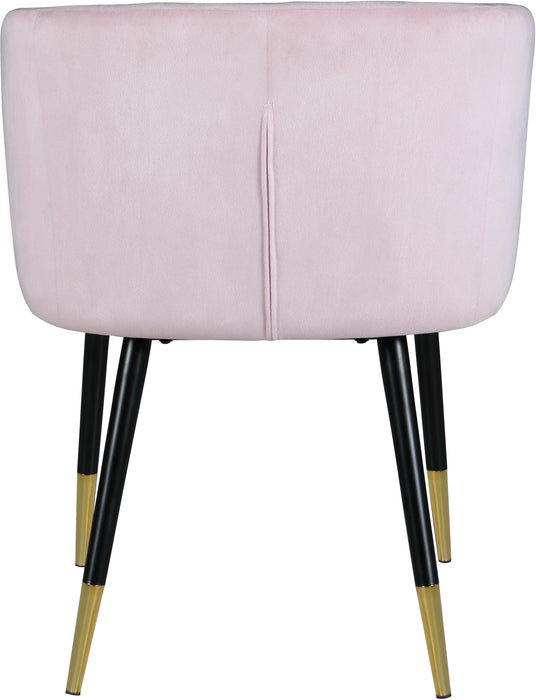 Louise Pink Velvet Dining Chair - Royal Furniture & Gifts (MI) - Multi Location