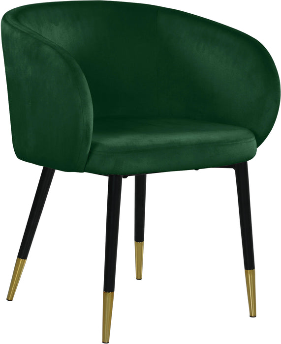 Louise Green Velvet Dining Chair - Royal Furniture & Gifts (MI) - Multi Location