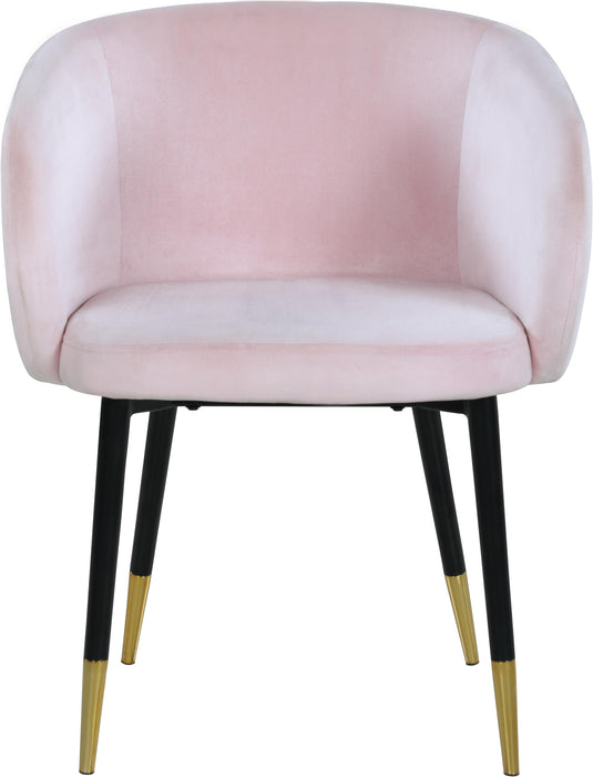 Louise Pink Velvet Dining Chair - Royal Furniture & Gifts (MI) - Multi Location