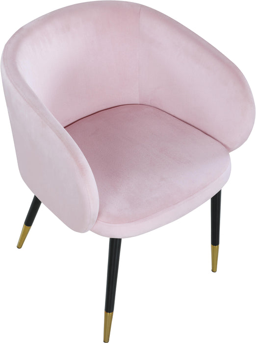 Louise Pink Velvet Dining Chair - Royal Furniture & Gifts (MI) - Multi Location