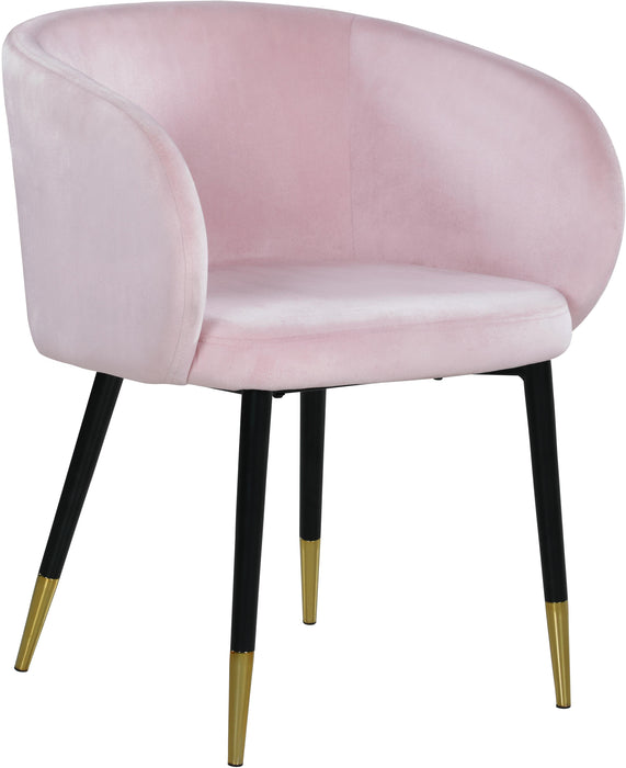 Louise Pink Velvet Dining Chair - Royal Furniture & Gifts (MI) - Multi Location