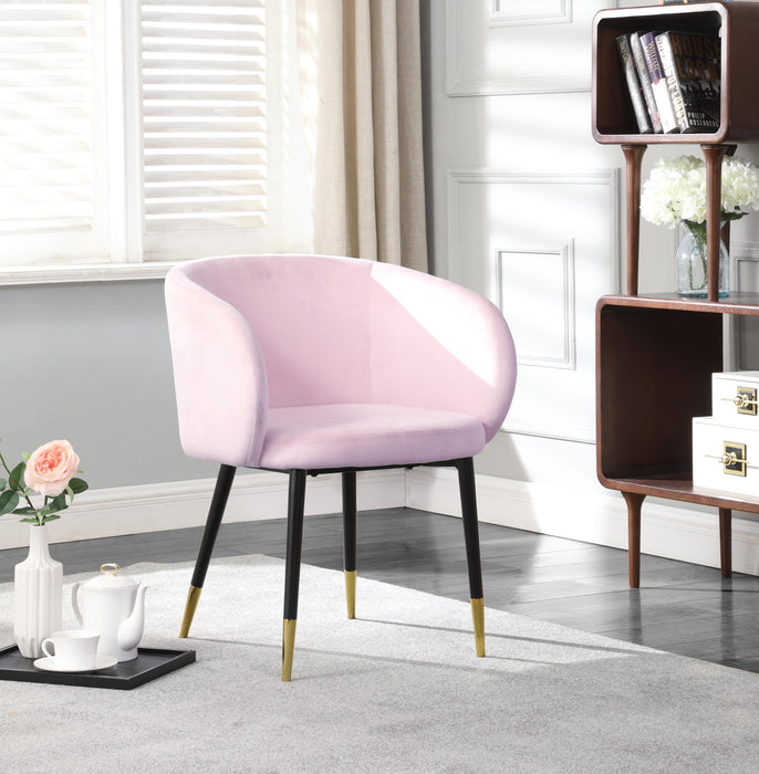 Louise Pink Velvet Dining Chair - Royal Furniture & Gifts (MI) - Multi Location