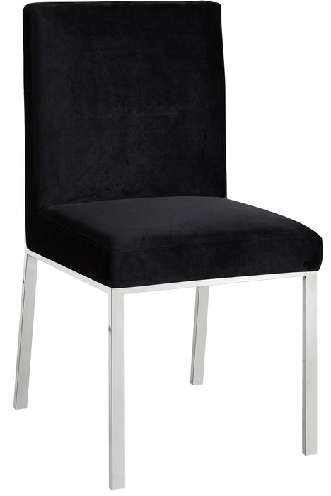 Opal Black Velvet Dining Chair - Royal Furniture & Gifts (MI) - Multi Location