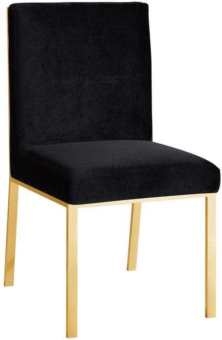 Opal Black Velvet Dining Chair - Royal Furniture & Gifts (MI) - Multi Location