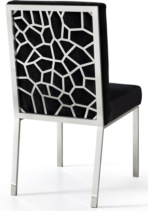 Opal Black Velvet Dining Chair - Royal Furniture & Gifts (MI) - Multi Location