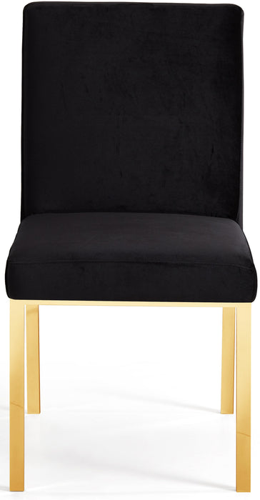 Opal Black Velvet Dining Chair - Royal Furniture & Gifts (MI) - Multi Location