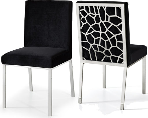 Opal Black Velvet Dining Chair - Royal Furniture & Gifts (MI) - Multi Location