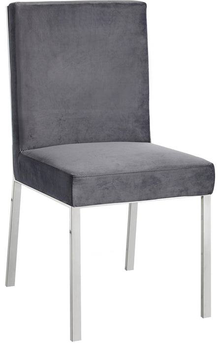 Opal Grey Velvet Dining Chair - Royal Furniture & Gifts (MI) - Multi Location