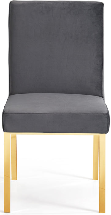 Opal Grey Velvet Dining Chair - Royal Furniture & Gifts (MI) - Multi Location