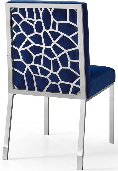 Opal Navy Velvet Dining Chair - Royal Furniture & Gifts (MI) - Multi Location