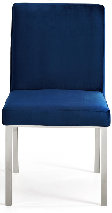 Opal Navy Velvet Dining Chair - Royal Furniture & Gifts (MI) - Multi Location