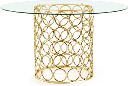 Opal Gold Dining Table - Royal Furniture & Gifts (MI) - Multi Location