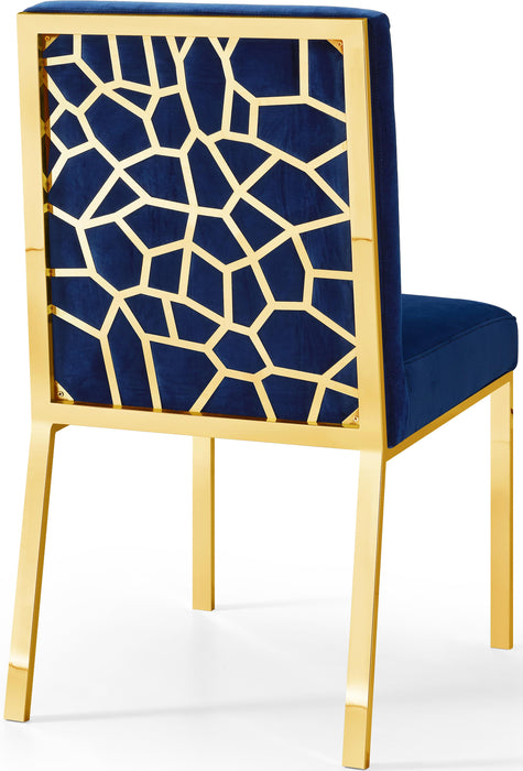 Opal Navy Velvet Dining Chair - Royal Furniture & Gifts (MI) - Multi Location