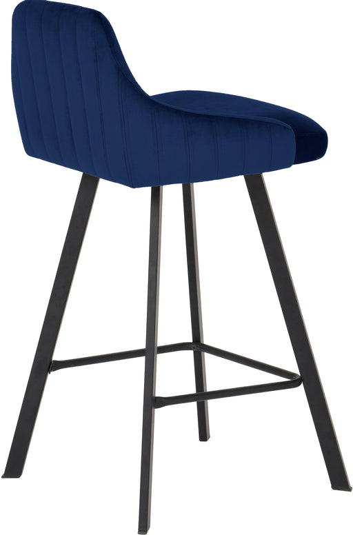 Viviene Navy Velvet Stool - Royal Furniture & Gifts (MI) - Multi Location