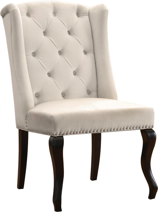 Suri Cream Velvet Dining Chair - Royal Furniture & Gifts (MI) - Multi Location