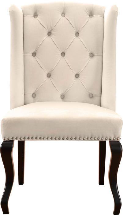 Suri Cream Velvet Dining Chair - Royal Furniture & Gifts (MI) - Multi Location