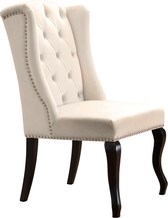 Suri Cream Velvet Dining Chair - Royal Furniture & Gifts (MI) - Multi Location