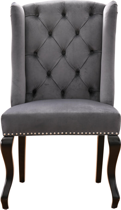Suri Grey Velvet Dining Chair - Royal Furniture & Gifts (MI) - Multi Location