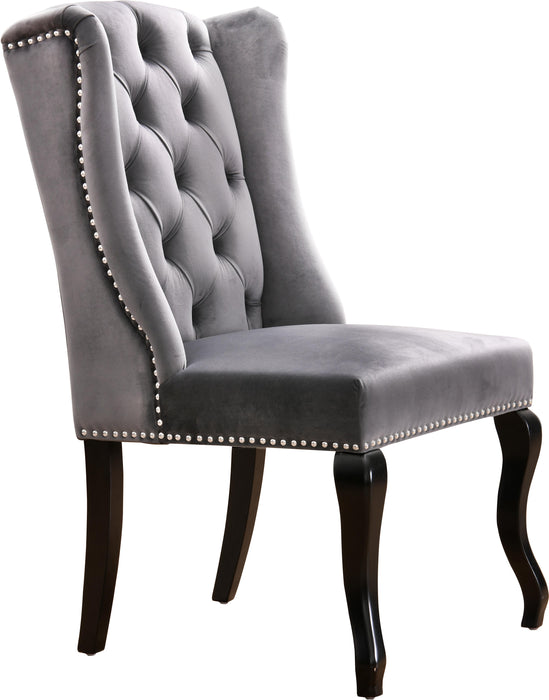 Suri Grey Velvet Dining Chair - Royal Furniture & Gifts (MI) - Multi Location