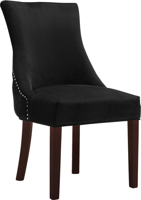 Hannah Black Velvet Dining Chair - Royal Furniture & Gifts (MI) - Multi Location