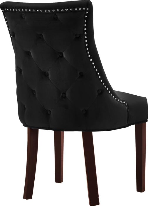 Hannah Black Velvet Dining Chair - Royal Furniture & Gifts (MI) - Multi Location