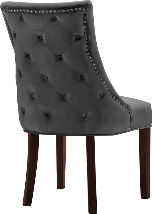 Hannah Grey Velvet Dining Chair - Royal Furniture & Gifts (MI) - Multi Location