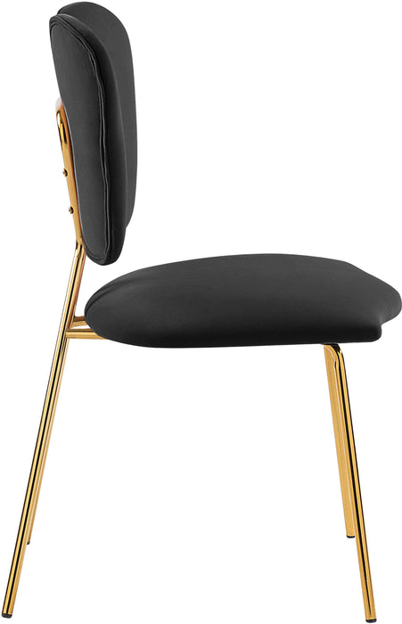 Angel Black Velvet Dining Chair - Royal Furniture & Gifts (MI) - Multi Location