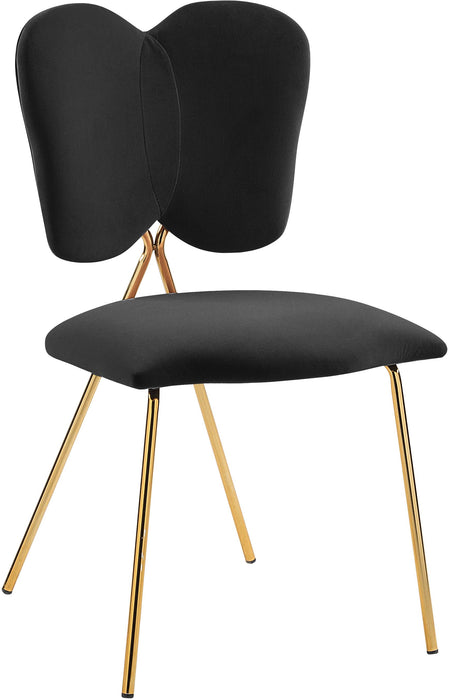 Angel Black Velvet Dining Chair - Royal Furniture & Gifts (MI) - Multi Location