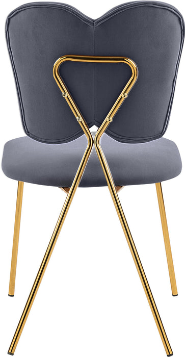Angel Grey Velvet Dining Chair - Royal Furniture & Gifts (MI) - Multi Location