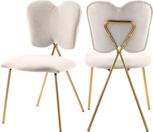 Angel Cream Velvet Dining Chair - Royal Furniture & Gifts (MI) - Multi Location