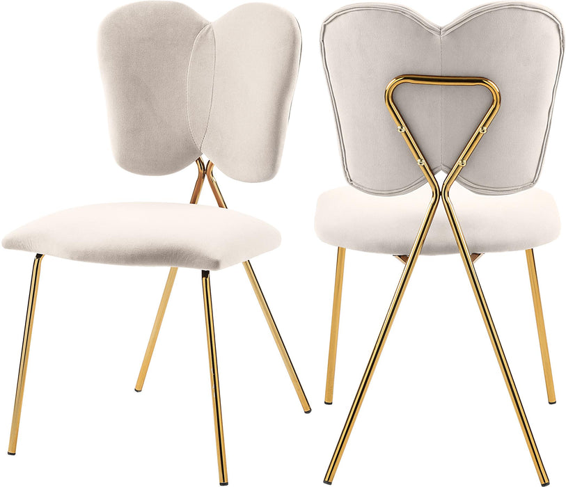 Angel Cream Velvet Dining Chair - Royal Furniture & Gifts (MI) - Multi Location
