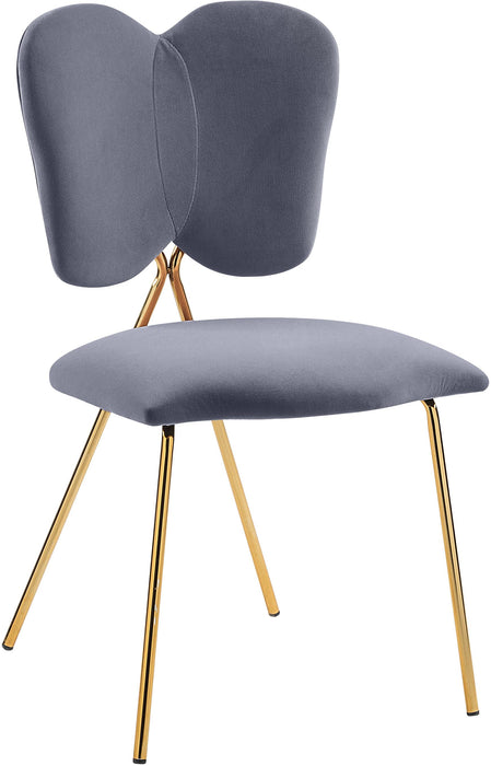 Angel Grey Velvet Dining Chair - Royal Furniture & Gifts (MI) - Multi Location