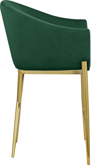 Xavier Green Velvet Counter Stool - Royal Furniture & Gifts (MI) - Multi Location