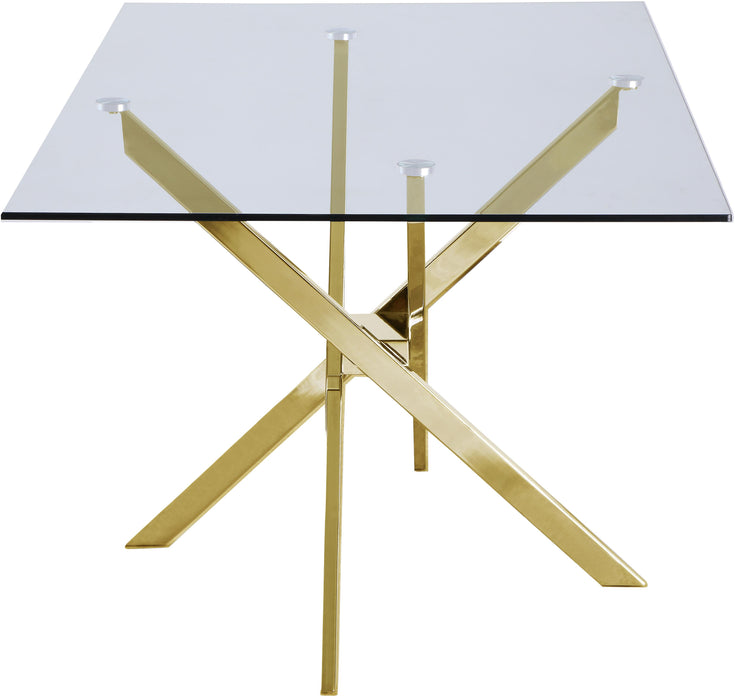 Xander Gold Dining Table - Royal Furniture & Gifts (MI) - Multi Location