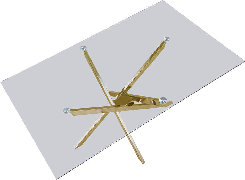 Xander Gold Dining Table - Royal Furniture & Gifts (MI) - Multi Location