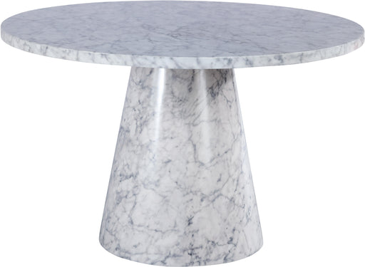 Omni White Faux Marble Dining Table - Royal Furniture & Gifts (MI) - Multi Location