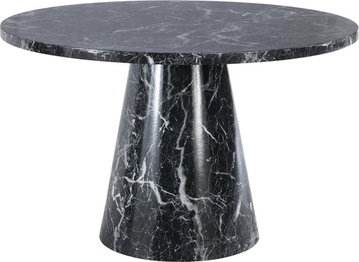 Omni Black Faux Marble Dining Table - Royal Furniture & Gifts (MI) - Multi Location