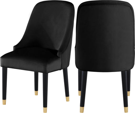 Omni Black Velvet Dining Chair - Royal Furniture & Gifts (MI) - Multi Location