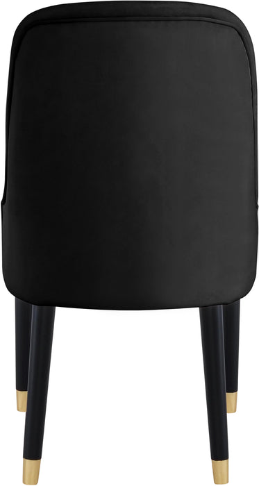 Omni Black Velvet Dining Chair - Royal Furniture & Gifts (MI) - Multi Location