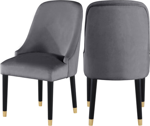Omni Grey Velvet Dining Chair - Royal Furniture & Gifts (MI) - Multi Location