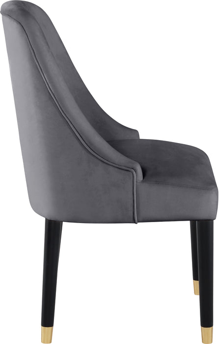 Omni Grey Velvet Dining Chair - Royal Furniture & Gifts (MI) - Multi Location